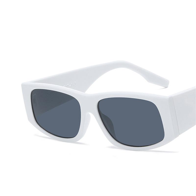 

Fashion Vintage Black Square Sunglasses Woman Luxury Brand Small Rectangle Sun Glasses Female Clear Eyeglasses Oculos De Sol with pouch and cloth
