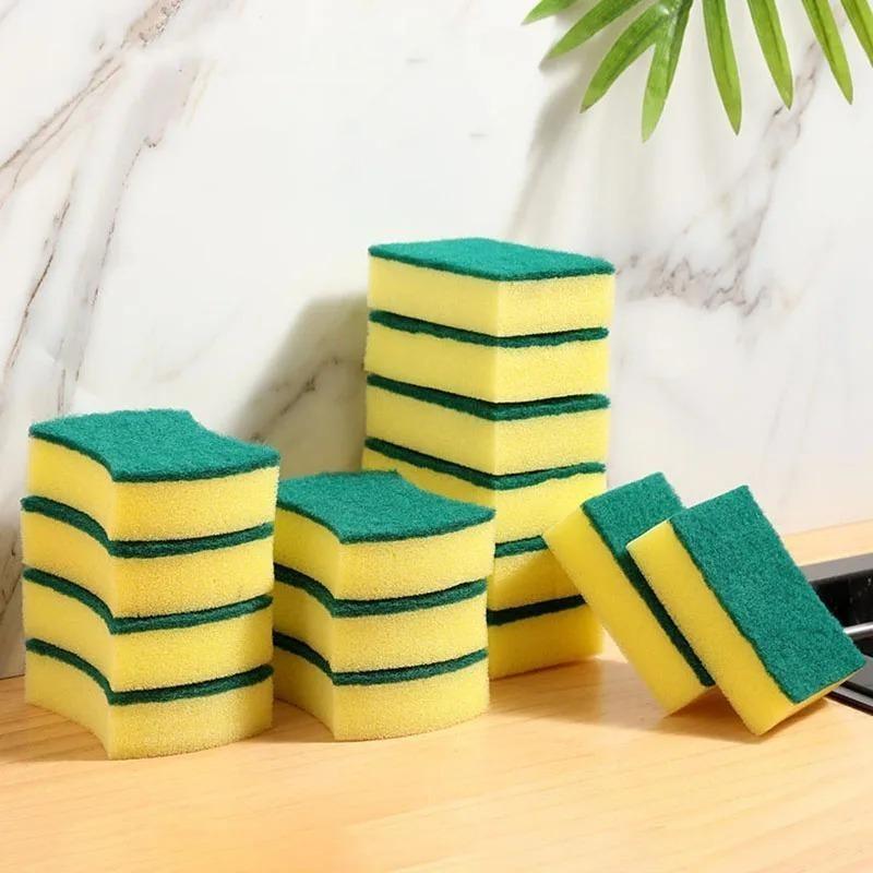 Highly Absorbent Cleaning Sponges Dish washing Magic Clean Pot Rust Stain Sponge Brush Kitchen Grease Cleaner Household Tools