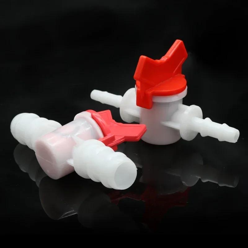 

1Pcs 4mm 6mm 8mm 10mm 12mm 16mm 20mm 25mm PVC Hose Barb Two Way Plastic Ball Valve Aquarium Garden Micro Irrigation Connector 20-25mm