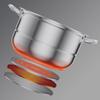 KOBACH 28cm 3-Layer Stainless Steel Steamer Pot