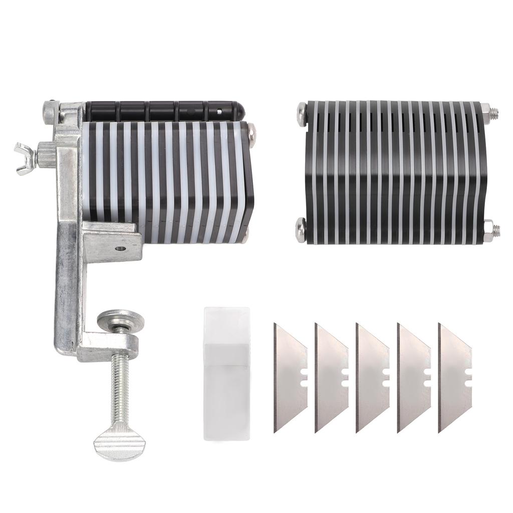 Leather Table Top Lace Cutter Manual Feed Leather Desk Lace Cutter Tool For Fringe Braiding Strip