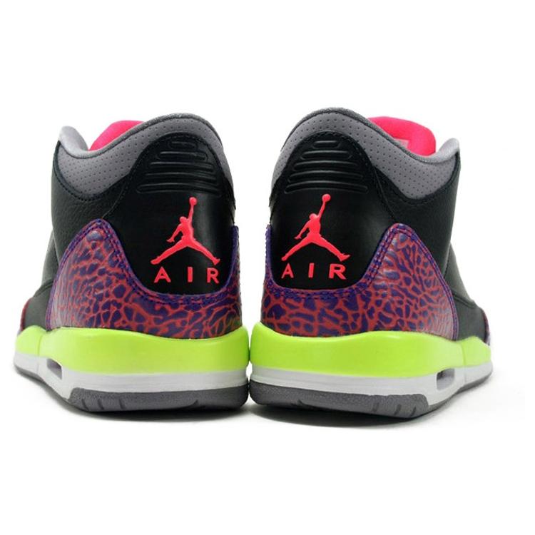 Air Jordan 3 Retro 'Black Atomic Red' Gs 441140-039