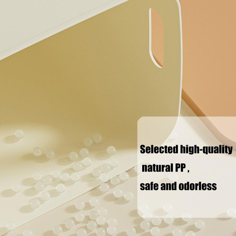 Stackable Home Storage Container Cream Design Dustproof Lid Storage Container For Clothes Toy Organization