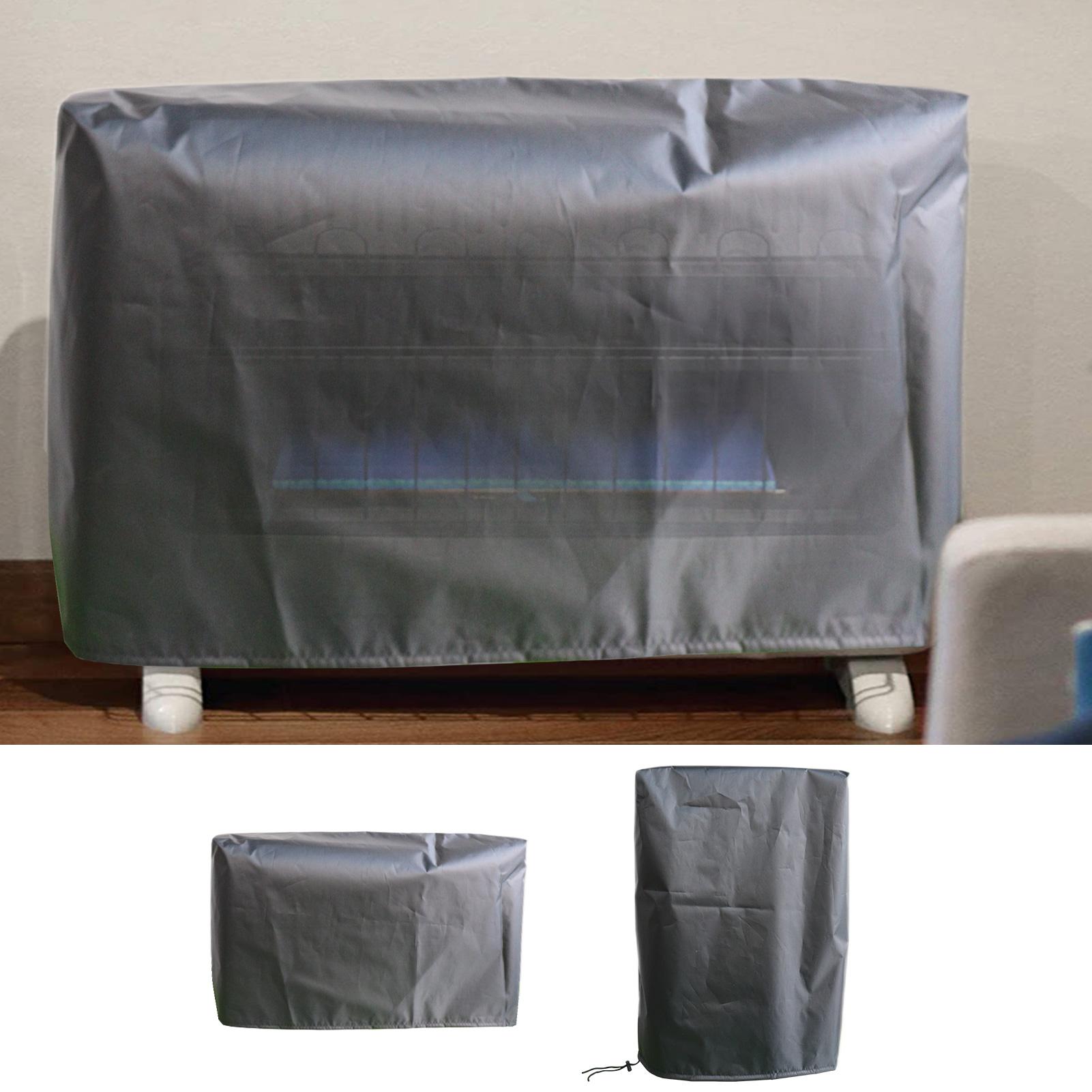 

Mobile Electric Heater Cover Heavy Duty Fabric Radiator Cover Heater Cover Waterproof Anti Snow Dust Heat Heater Accessories A 54x11x34cm