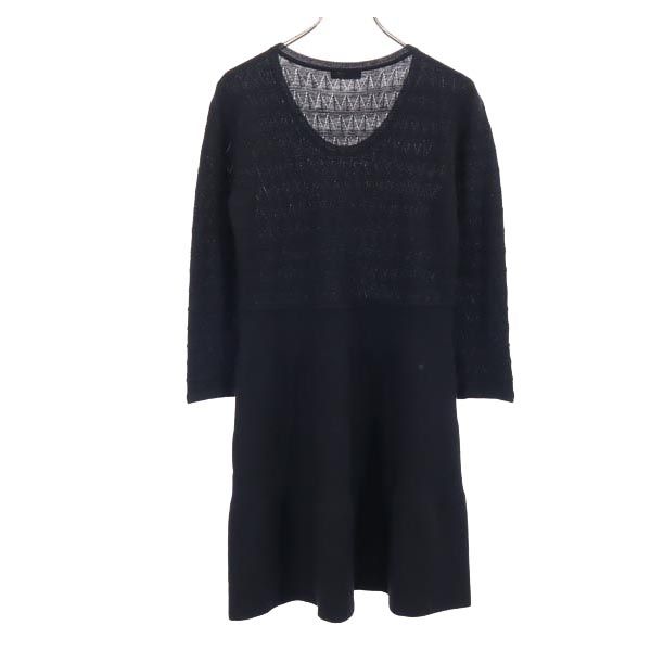 MAX&CO Long Sleeve Race Switching One Piece M Black Series Women Used