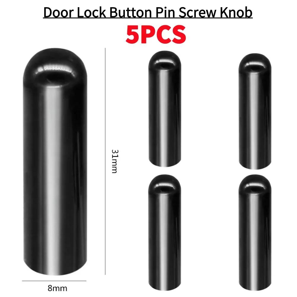 Car Door Lock Button Pin Screw Knob Cap Plastic Car Interior Door Lock Knob For BMW M3 M5 M6 E46 E39 E90 E60 E36 F30 F10 E30