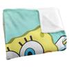 SpongeBob SquarePants Silky Character Supersoft Blanket