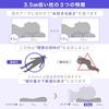 3.5cm Lower Pillow and Guide Set, Low Firmness, Comfortable Sleep Pillow for Back Sleepers with Neck, Shoulders, and Back Pain from Desk Work, Men's a