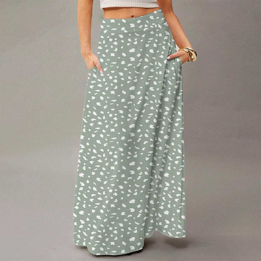 Women's Flowing Maxi Dress Regular Casual Summer Floral Print Bohemian  Skirt