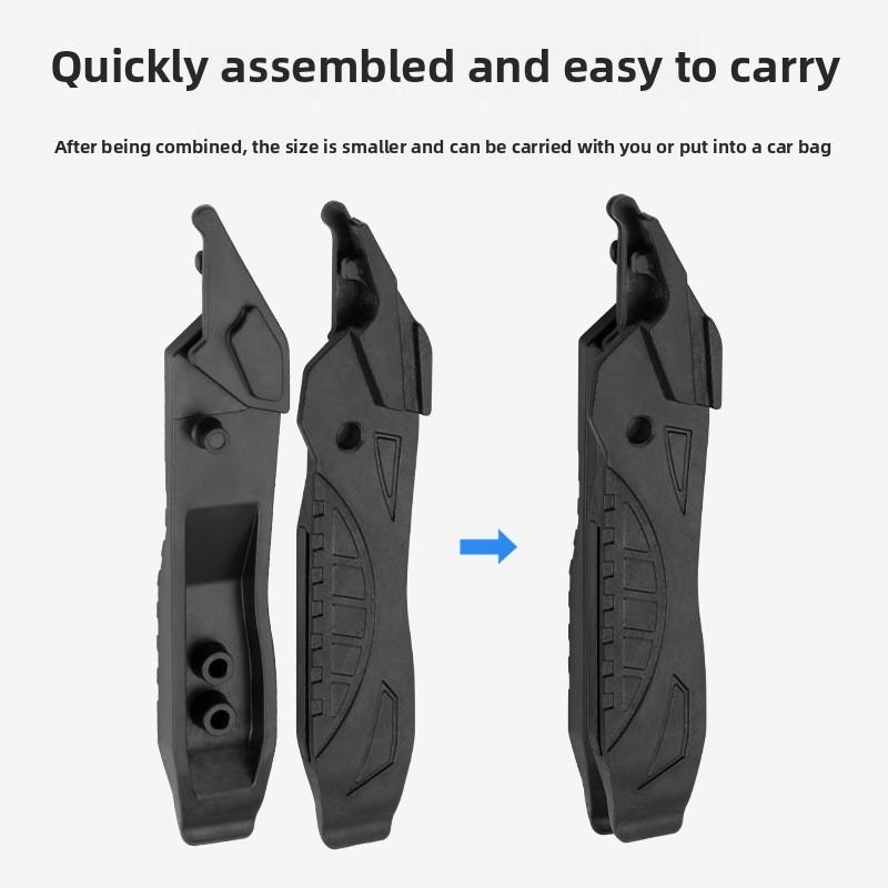 Mountain Bike Tire Lever Multifunction Repair Tool With Quickrelease Clip For Cycling Enthusiasts