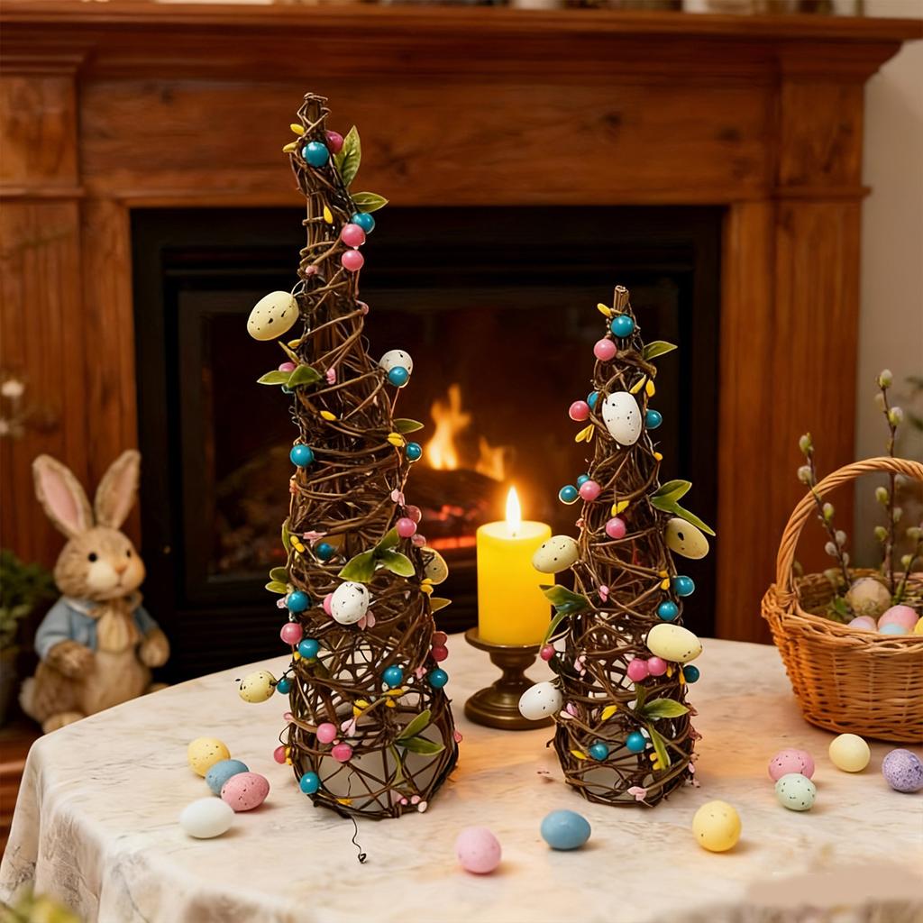 Easter Decoration Tower Table Decoration Piece - Two-In-One Diy Easter Eggs