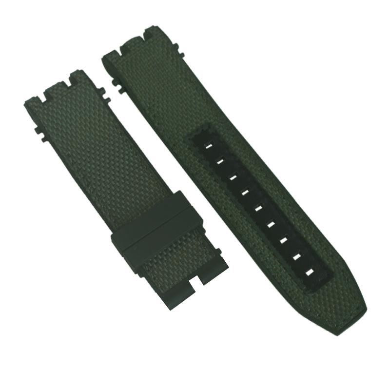 

For Tissot 1853 Racing T115 Series T111417A Nylon Strap T115417A Waterproof Double Concave Canvas Watch Band Wristband 22mm 22mm