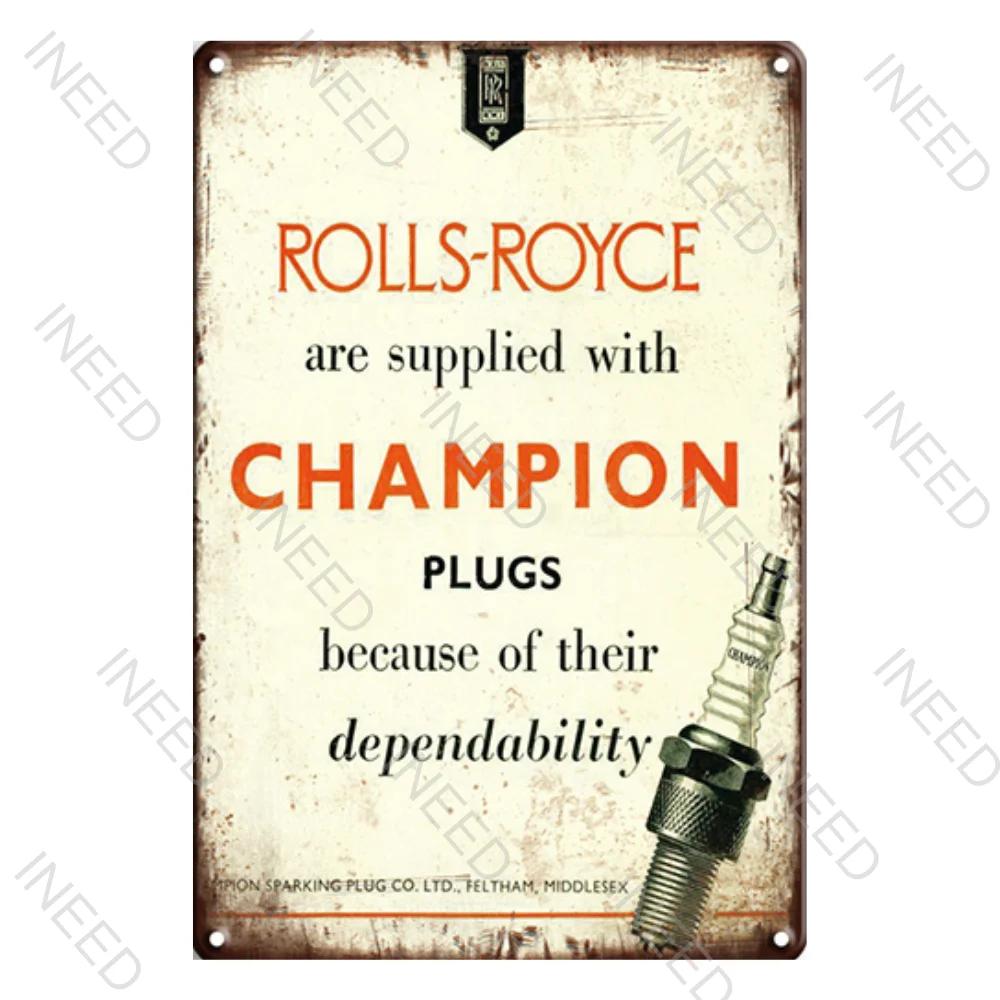 Vintage Metal Tin Signs  NGK Spark Plugs Gulf Garage Oil Motor Posters Wall Decoration Man Cave Cafe Club Retro Posters Plaque