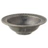 Marui Seito Shigaraki Ware Hechimon Bowl, Diameter 18cm, Black Glaze Carving, Black, MR-3-4145