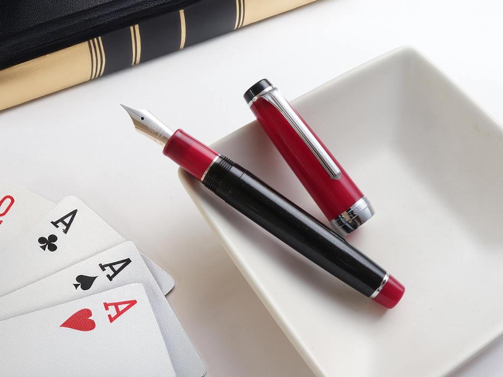 WANCHER Fountain Pen Queen of Hearts Fountain Pen Fountain Fine [Wancher Pen] (F Nib)