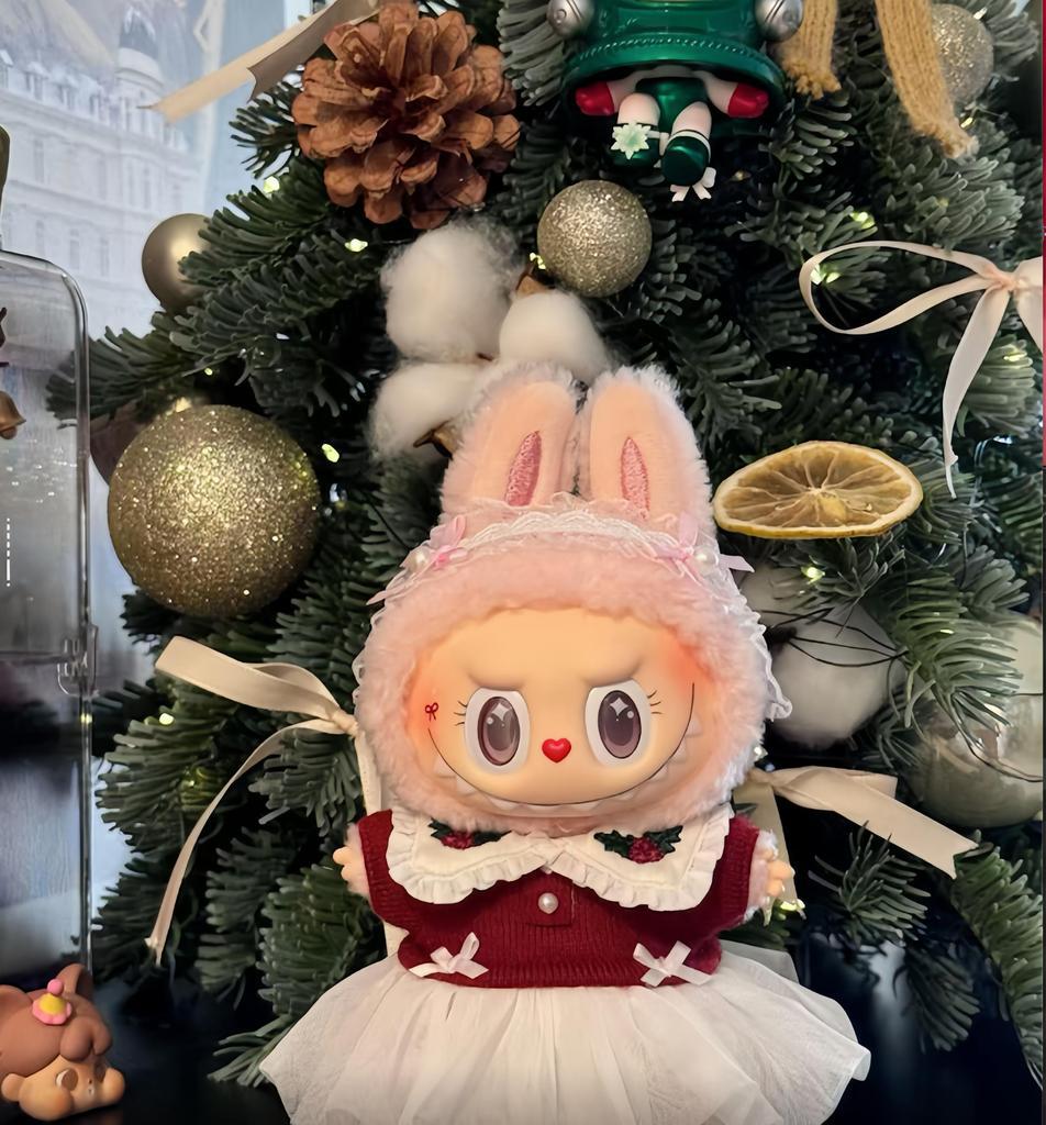 POP MART LABUBU Twinkle Fairy Tale Series – MOKOKO Christmas Vinyl Plush Figure – 18cm Designer Toy
