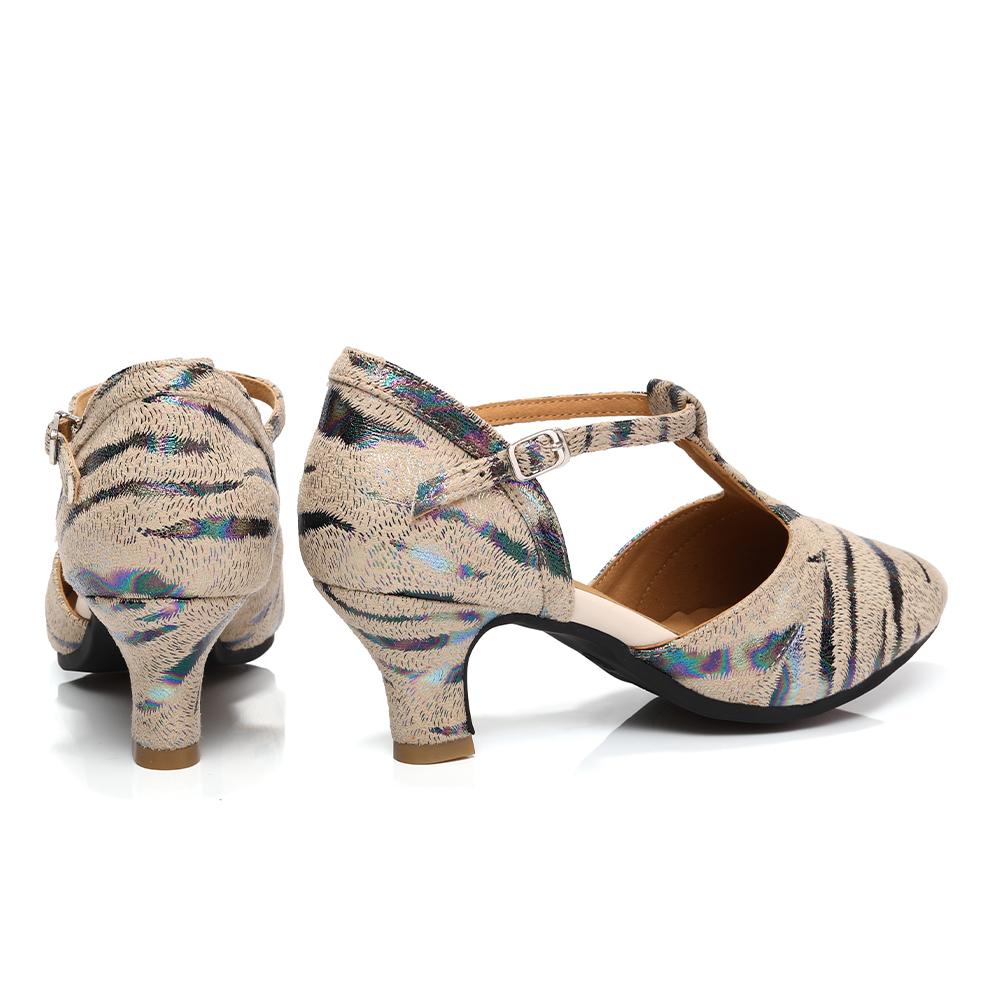 Leather Latin Dance Shoes Women's Adult Soft Sole Tango Standard Dance Shoe Modern Shoes