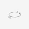 ESTELLE [Official] [Web Exclusive] Women's Ear Cuff, 10K White Gold with Cubic Zirconia (Single Ear), 0291-0603-0019-0000