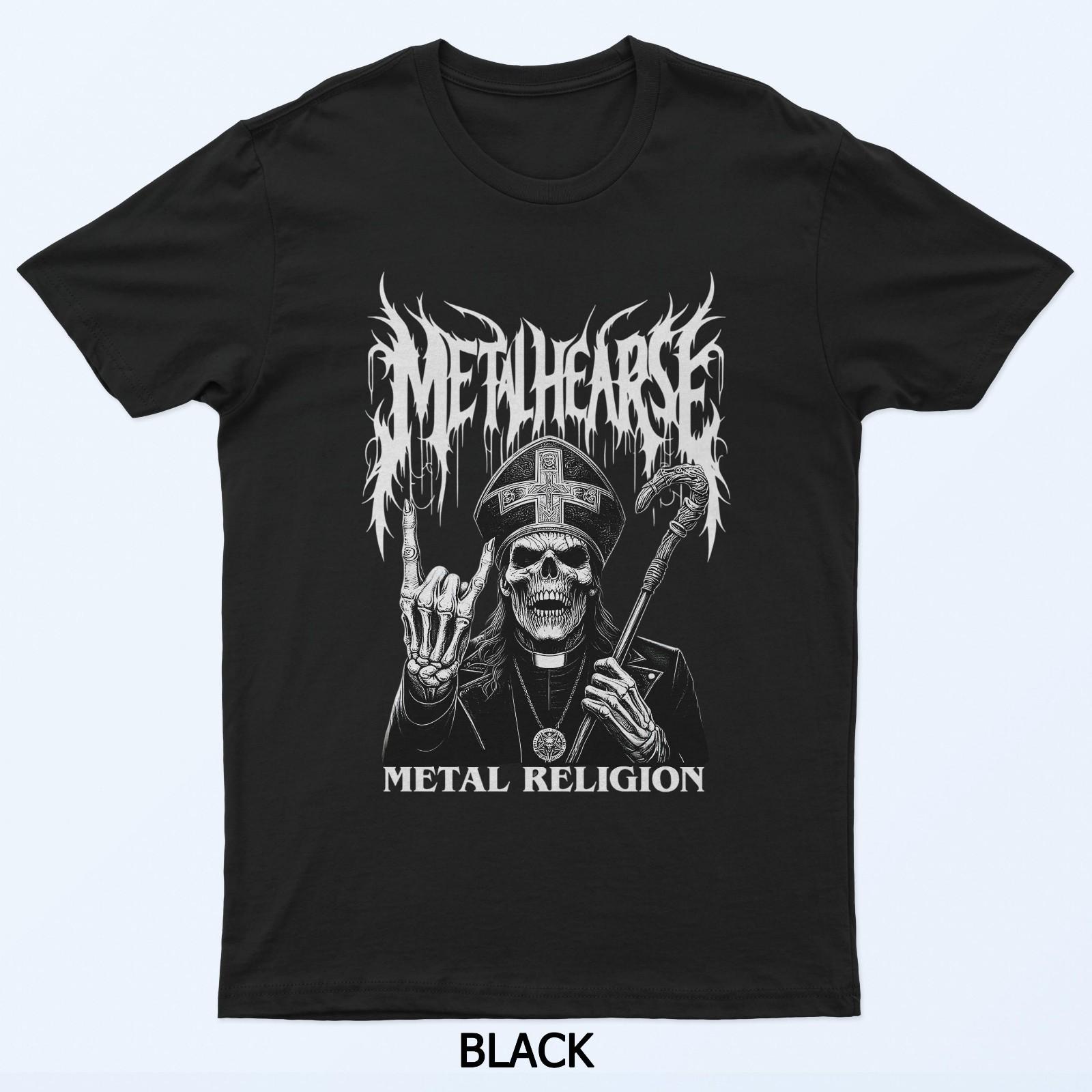 Иконическая футболка Metalhearse Metal Religion Black Metal S