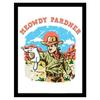 Threadless A Cowboy And A Cat Framed Poster