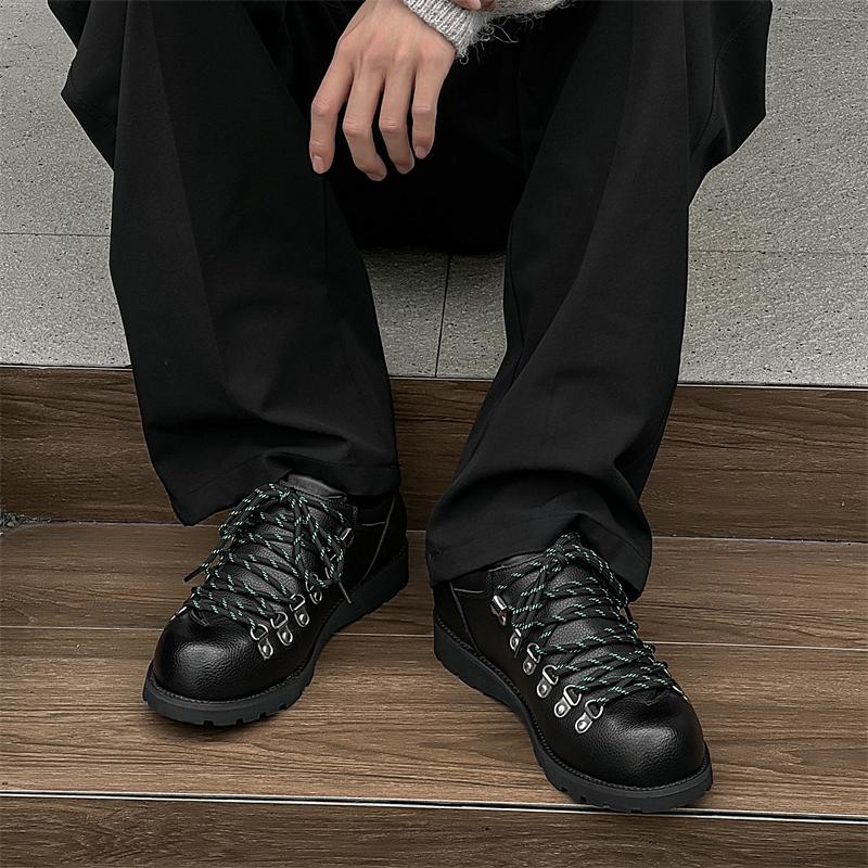 Fashion Fashion British Style Casual Men's Shoes Spring Autumn Increase Men Derby Shoes Designer Lace-up Soft-soled Men Wedding Shoes