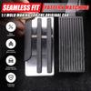 Gas Accelerator Pedal Covers Compatible with Nissan Frontier 2022-2024 Stainless Steel Throttle Brake Pedal Cover Anti-Slip No Drilling Brake Foot
