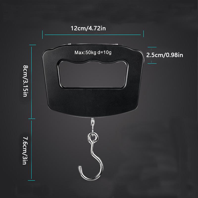 50kg Mini Portable Electronic Scale Home Household Supermarket Buying Vegetables Fishing Hook Scale Express Parcel Luggage