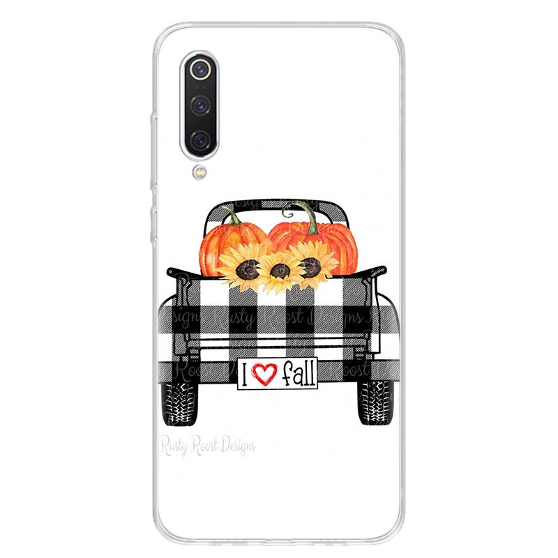 Autumn Pumpkin happy fall Phone Case Cover for Xiaomi Redmi Note 15 14 13 12 11 Pro Plus 14S 12S 11S 11T 11E 10S 10 Customized F