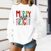 Women's Loose Comfortable Casual Fashionable Character Printing Round Neck Long Sleeved Sweatshirt