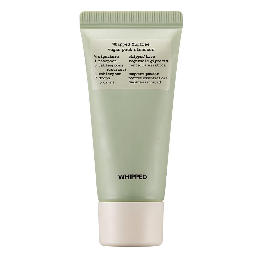 WHIPPED Nettoyant Vegan Pack 25g (3 types) (Arbre à tasses/Beurre de figues/Pamplemousse Yuja)