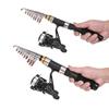 Lixada Fishing Rod Reel Combo Full Kit 2.1m/2.3m Telescopic Fishing Rod Spinning Reel Set with