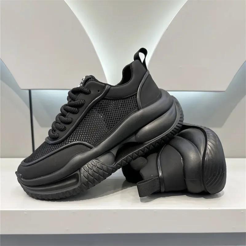 Spring  Autumn New Luxury Men's Sneakers Classic Fashion Versatile Casual Shoes Mesh Breathable Soft Bottom Sports Running Shoes