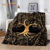 Nature Tree of Life Nordic Mythology Yggdrasil Soft Throw Blanket for Home Bedroom Bed Sofa Picnic Travel Office Gift Cover Kids