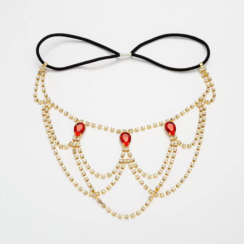 European & American Summer Multi-layer Rhinestone Thigh & Body Chain