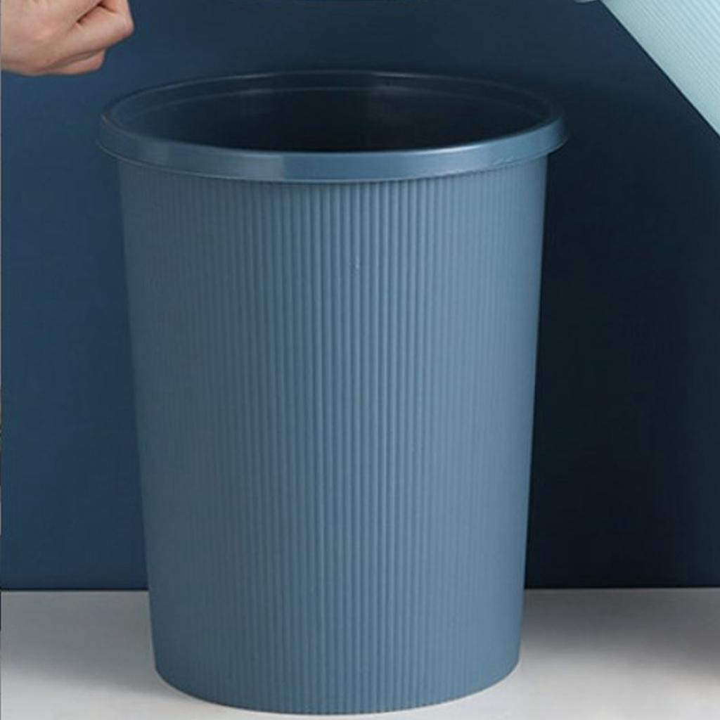 Trash Bin Plastic Exquisite Modern Garbage Container Can for Bathroom Kitchen Living Room Small
