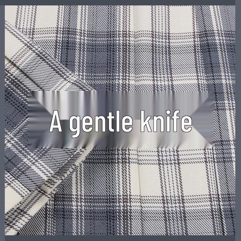 

Японский студенческий стиль осенний комплект клетчатой формы JK: Рубашка с коротким рукавом, юбка и галстук-бабочка M