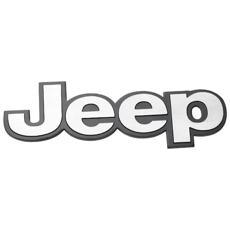 Für Jeep Für Jeep Grand Badge Cherokee Wrangler Renegade Compass JK Patriot Auto Frontklappe Emblem Karosserieseite Heckklappe Emblem