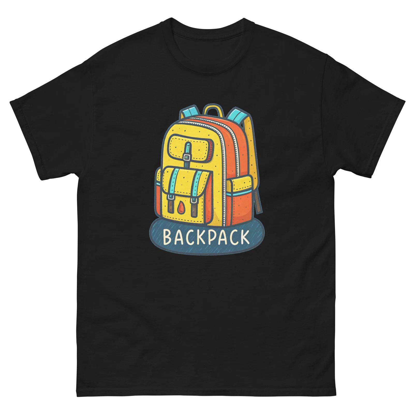 Backpack School Classroom Object Office Teacher T-Shirt S
