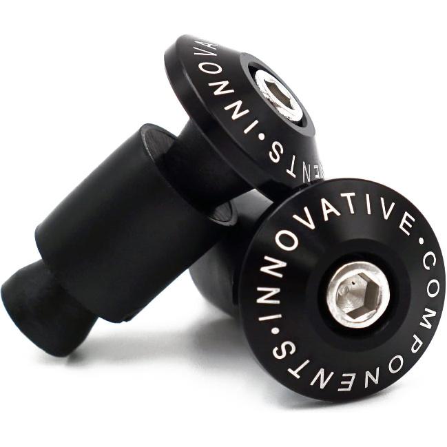 Universal Motorcycle Handlebar Ends 22 mm CNC Aluminium чёрный