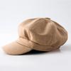 Korean Style Women's Autumn Octagonal Duck Tongue Beret - British Newsboy Casual Hat