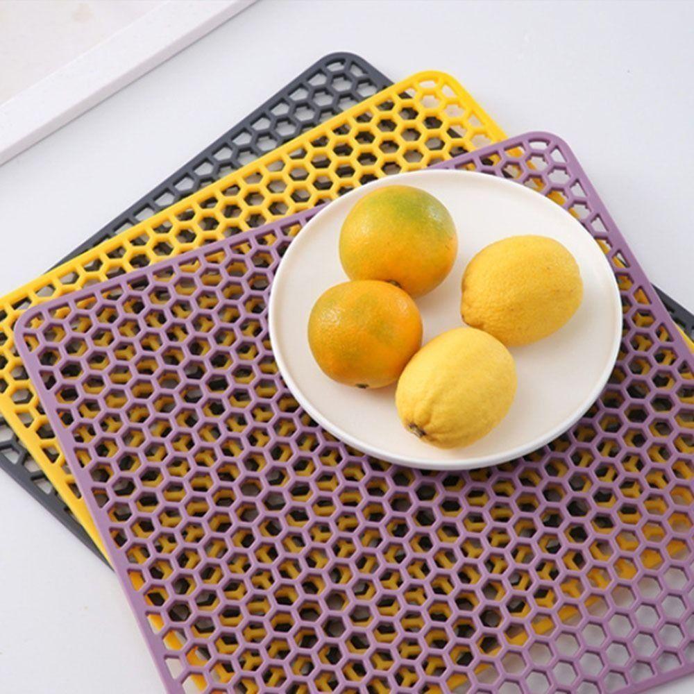 Non-slip Sink Mat Protectors Fast Draining Heat-resistant Mat  for Bottom of Kitchen Sink