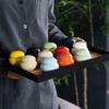 Creative Portable Mini Ceramic Tea Canister Moisture-Proof Sealed Porcelain Storage Jar Small Pill Storage Bottle Home Decor