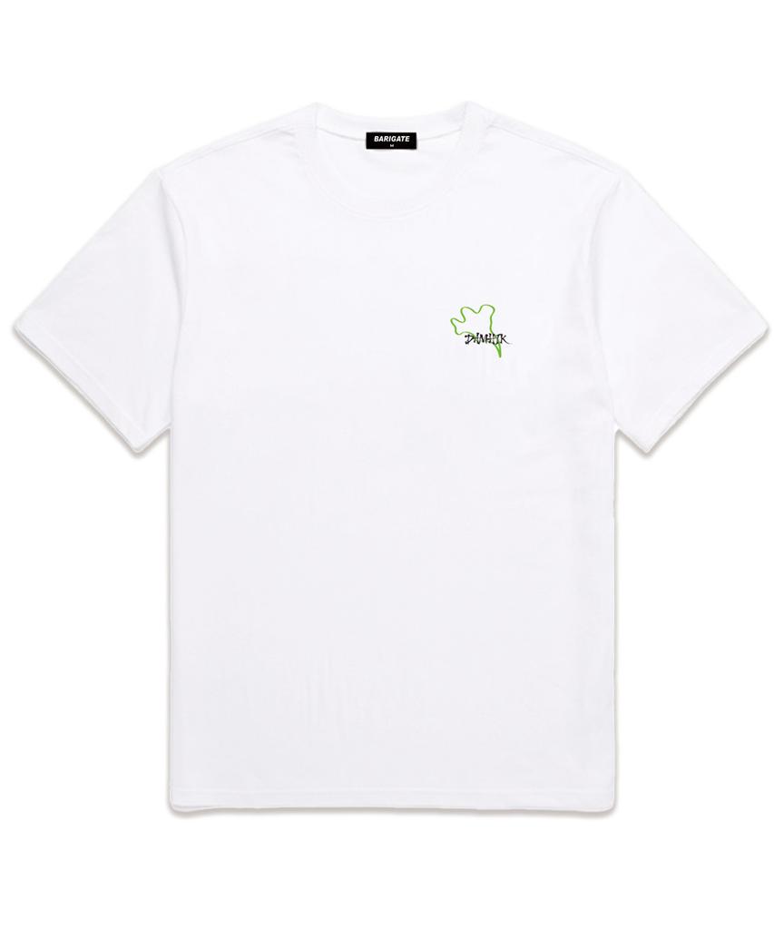 Baligeiteu Ghostliine Oversized Short Sleeve T-Shirt (Bs027) White