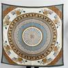 Intellectual Elegance Flower Mulberry Silk Scarf Women'S 110Cm Silk Square Scarf Shawl Fresh Print