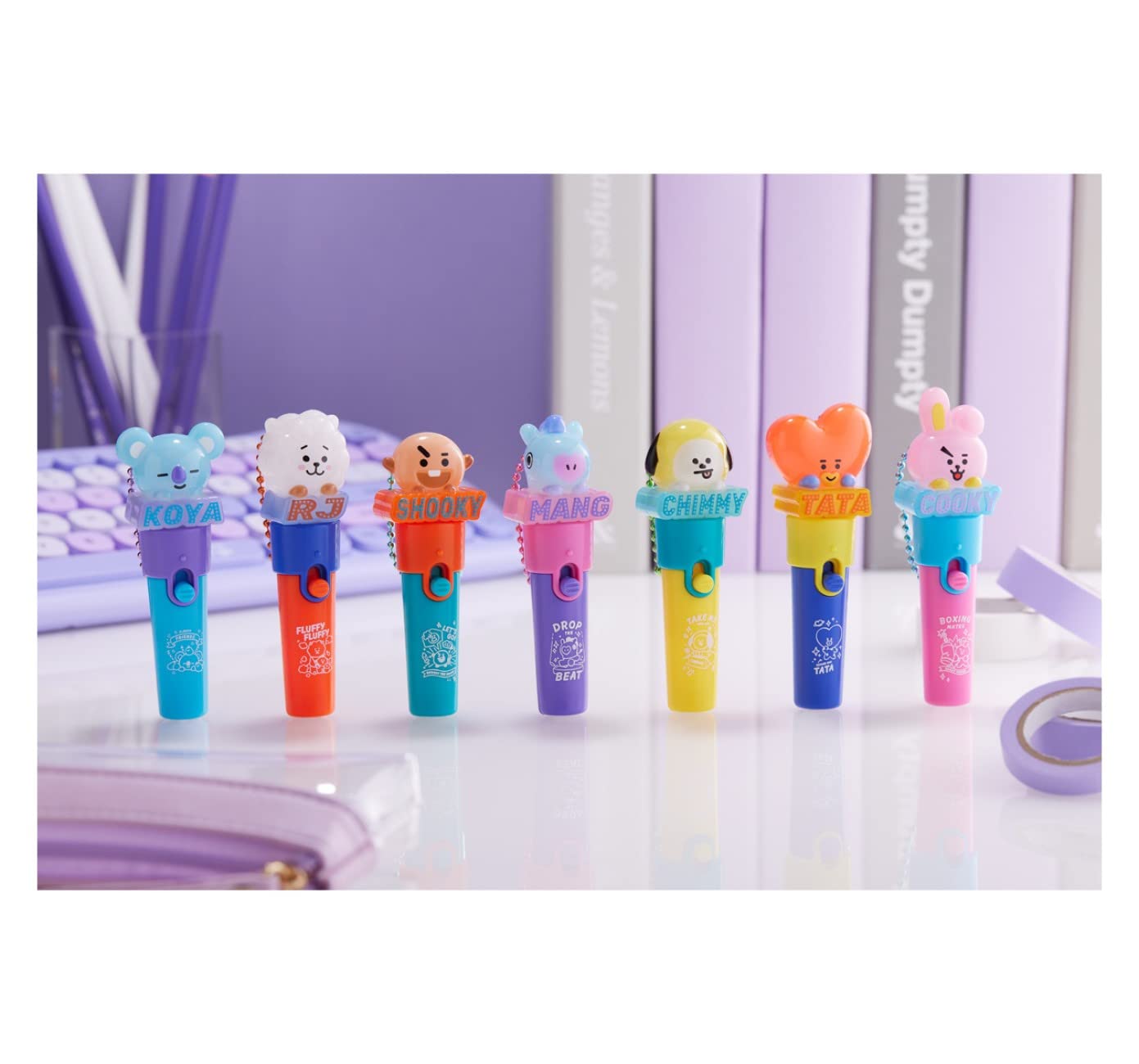 

BT21 Подвеска-светильник (10 кусочков) Конфеты-игрушки, жевательная резинка (BT21)