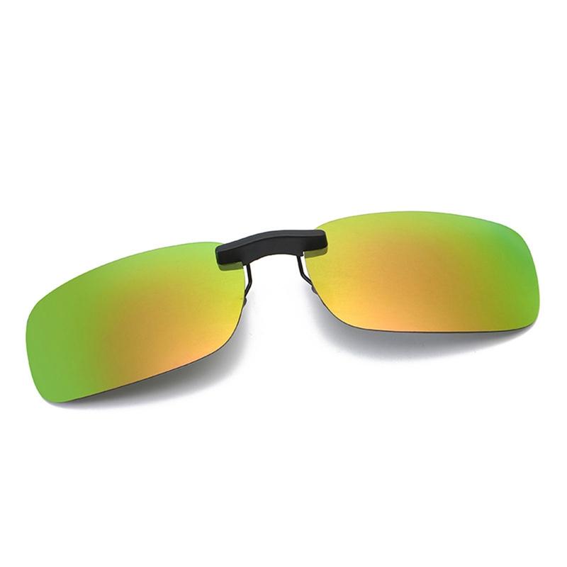 Lunettes de soleil polarisées unisexes, 1 pièce, Clip sur lunettes de conduite, Vision de jour, lentille UV400, Vision nocturne, Clip de lunettes de soleil d'équitation