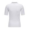 ANEW GOLF Women Sm Stripe Texture Short Sleeve Sweater_Wh
