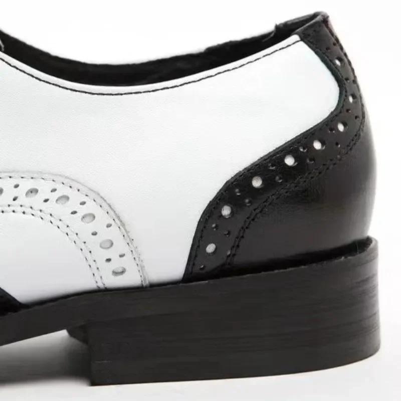 Oxfords Herren Lederschuhe Formelle Schuhe für Männer Brogues Oxfords Männliche Hochzeitsfeier Büro Business Schuh Mann Zapatos De Hombre