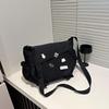 2025 Trendy Unisex Workwear Shoulder & Crossbody Bag - Fashionable Messenger Style for Campus & Going Out