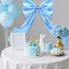 Large Satin Bow 78" x 48" Giant Bow Ribbon Tie for Christmas Birthday Party Wedding Bridal Bachelorette Graduation Room Backdrop Wall Decor